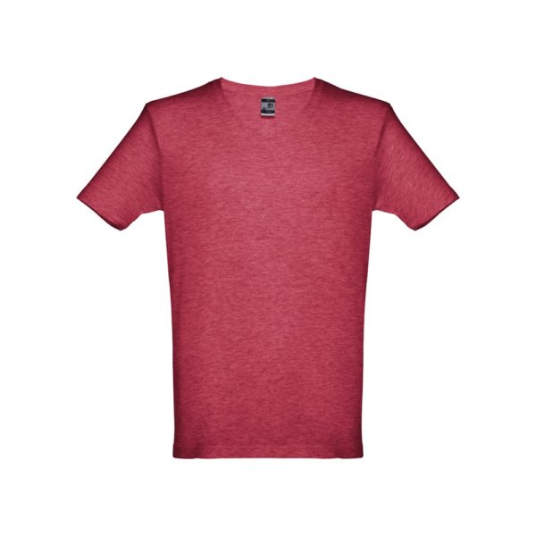 ATHENS. Pánske tričko - Červený melír, L