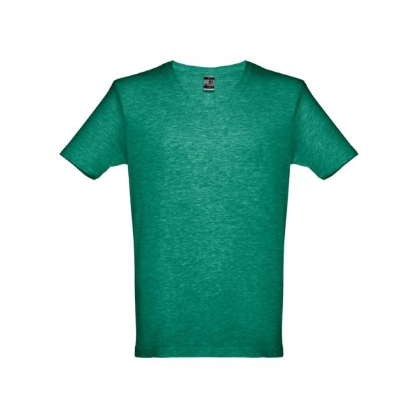 ATHENS. Pánske tričko - Zelený melír, L