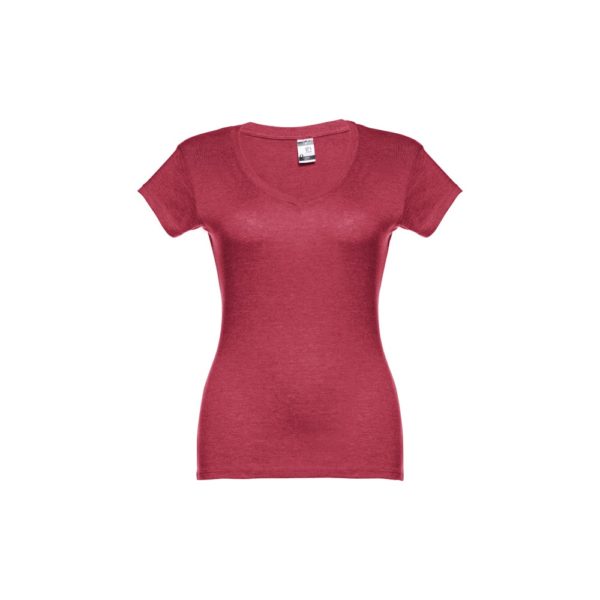 ATHENS WOMEN. Dámske tričko - Červený melír, L