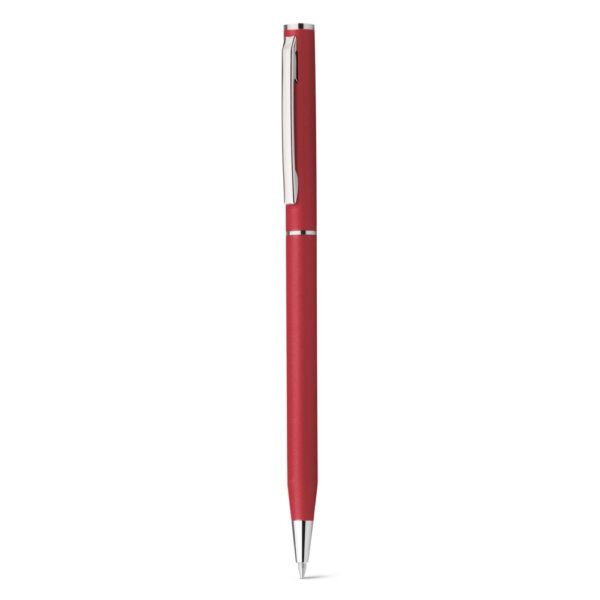 LESLEY METALLIC. Guľôčkové pero z kovu - Červená