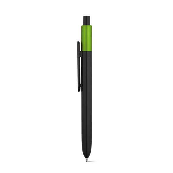 KIWU METALLIC. Guľôčkové pero z ABS - Svetlozelená