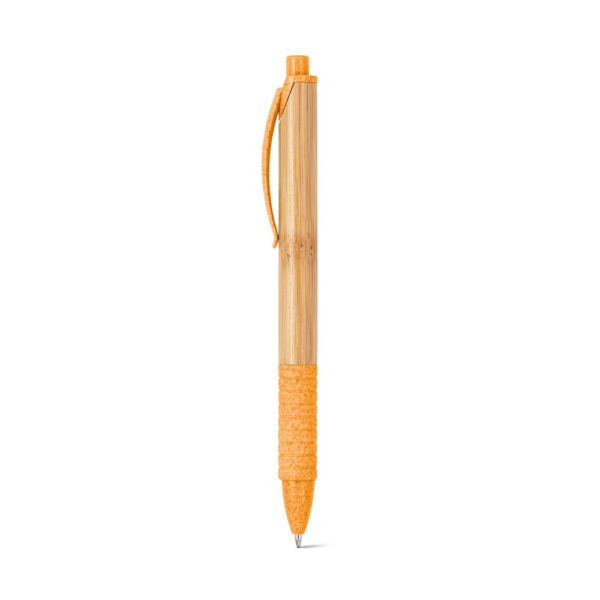 KUMA. Bambusové guľôčkové pero - Oranžová