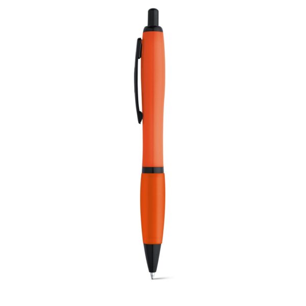 FUNK. Guľôčkové pero s kovovou sponou - Oranžová