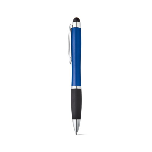 HELIOS. Guľôčkové pero s podsvieteným logom - Kráľovská modrá