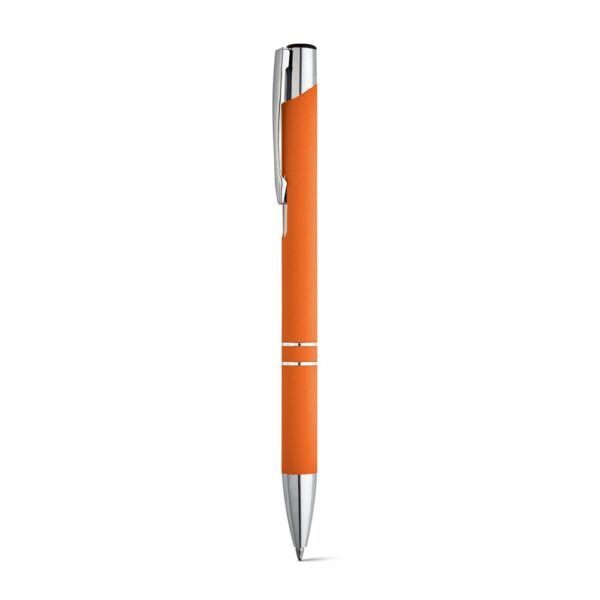 BETA SOFT. Guľôčkové pero z hliníka - Oranžová