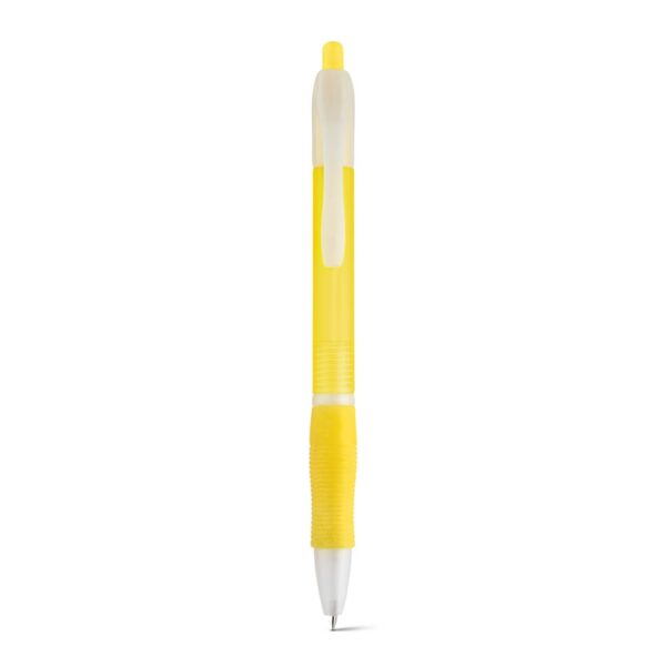 SLIM BK. Guľôčkové pero s protišmykovou rukoväťou