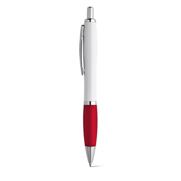 MOVE BK. Guľôčkové pero s kovovou sponou - Červená