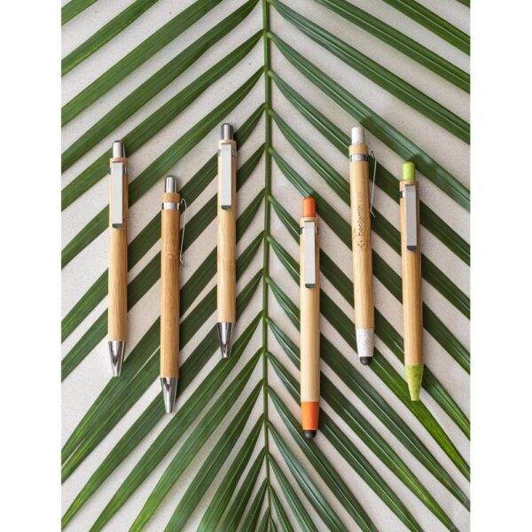 GREENY. Guľôčkové pero a mechanická ceruzka z bambusu