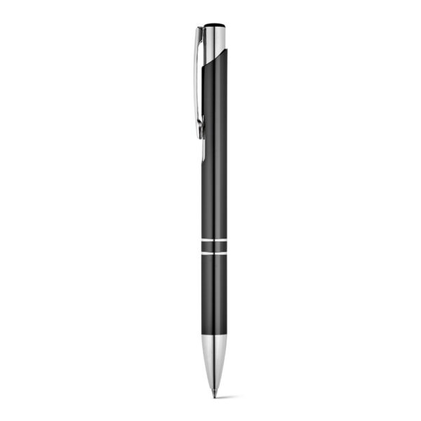 BETA BK. Guľôčkové pero z hliníka - Čierna