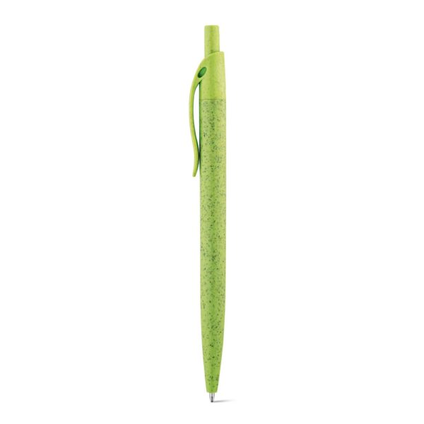 CAMILA. Guľôčkové pero z pšeničného slameného vlákna a ABS - Svetlozelená