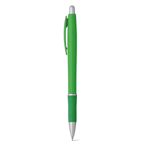 OCTAVIO. Guľôčkové pero s protišmykovou rukoväťou - Zelená