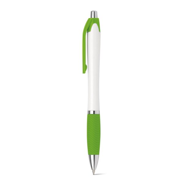 DARBY. Guľôčkové pero s protišmykovou rukoväťou - Svetlozelená
