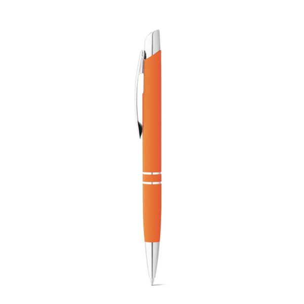 MARIETA SOFT. Guľôčkové pero z hliníka - Oranžová