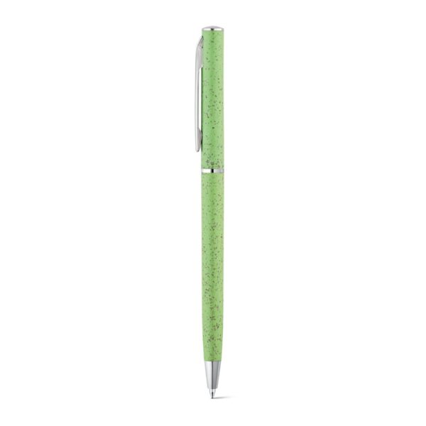 DEVIN. Guľôčkové pero z pšeničného slameného vlákna a ABS - Svetlozelená