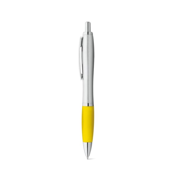 SWING. Guľôčkové pero s kovovou sponou - Žltá