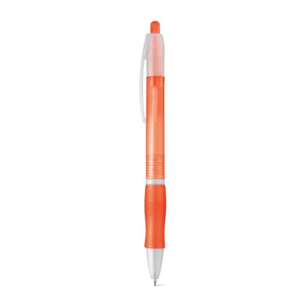 SLIM. Guľôčkové pero s protišmykovou rukoväťou - Oranžová