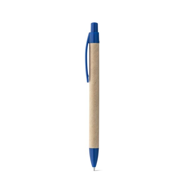 REMI. Guľôčkové pero z kraftového papiera - Modrá