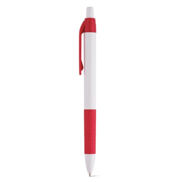 AERO. Guľôčkové pero s protišmykovou rukoväťou - Červená