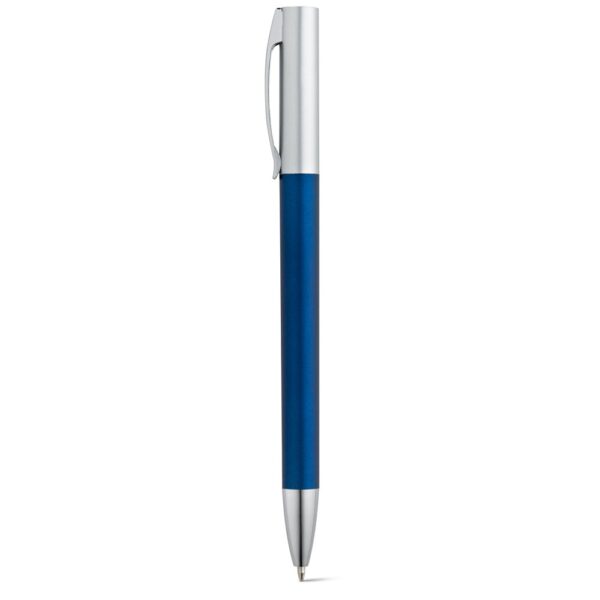 ELBE. Guľôčkové pero s kovovou sponou - Modrá
