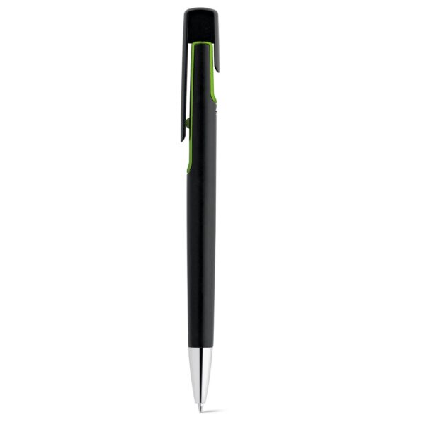 BRIGT. Guľôčkové pero s kovovým povrchom - Svetlozelená