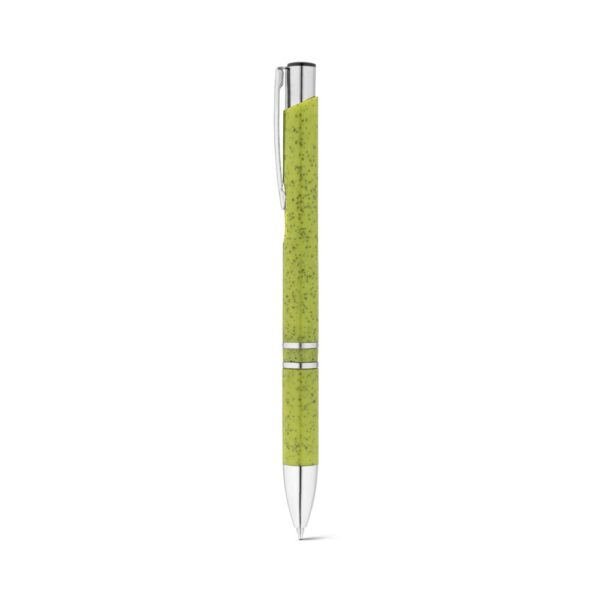 BETA WHEAT. Guľôčkové pero z pšeničného slameného vlákna a ABS - Svetlozelená