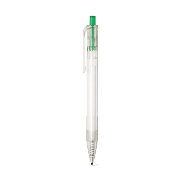HARLAN. RPET guľôčkové pero - Zelená