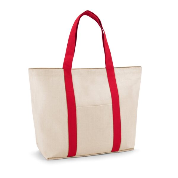 VILLE. 100% bavlnená platená taška - Červená