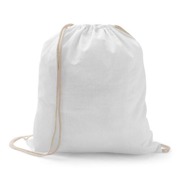 ILFORD. 100% bavlnený sťahovací batoh - Biela