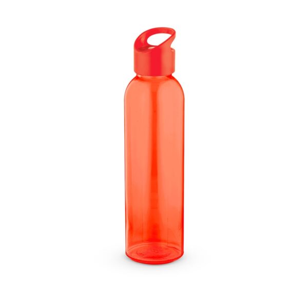 PORTIS GLASS. Sklenená fľaša s PP uzáverom 500 ml - Červená, 500 ml
