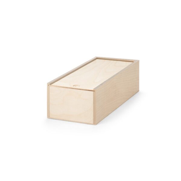BOXIE WOOD M. Drevená krabica - Svetlá prírodná