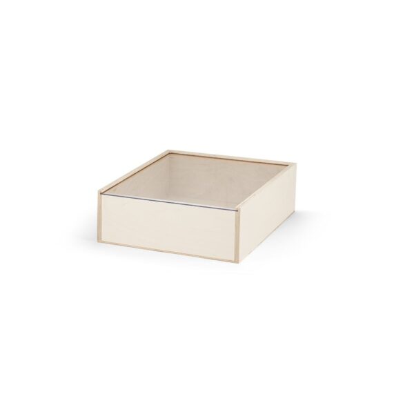 BOXIE CLEAR S. Drevená krabica - Prírodná