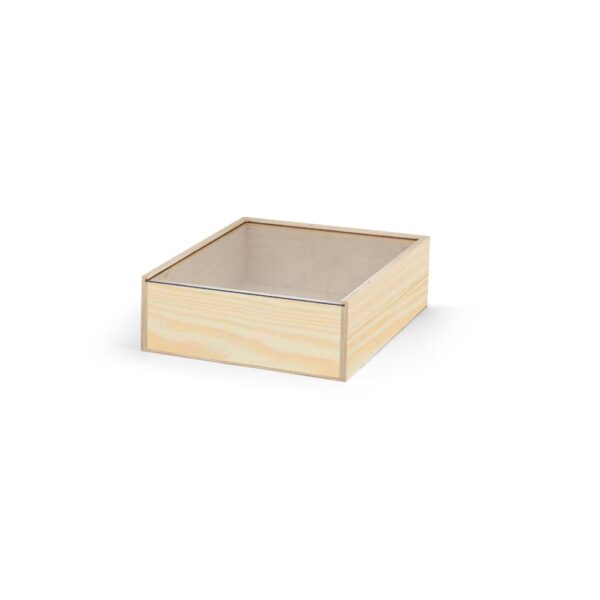 BOXIE CLEAR S. Drevená krabica - Tmavá prírodná