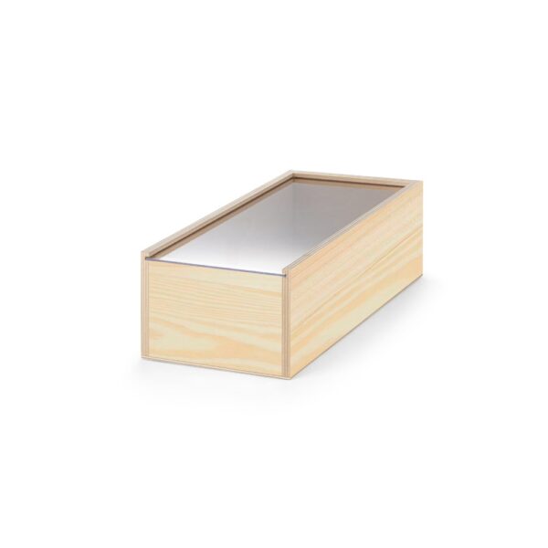 BOXIE CLEAR M. Drevená krabica - Tmavá prírodná