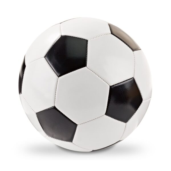 BRYCE. Futbalová lopta z PVC - Čierna