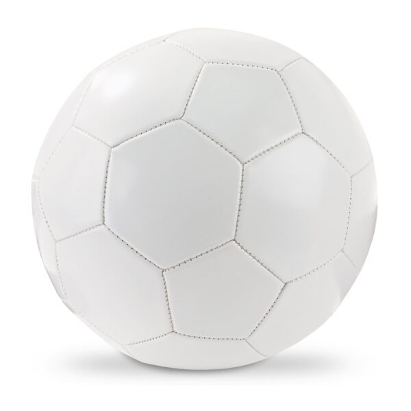 BRYCE. Futbalová lopta z PVC - Biela
