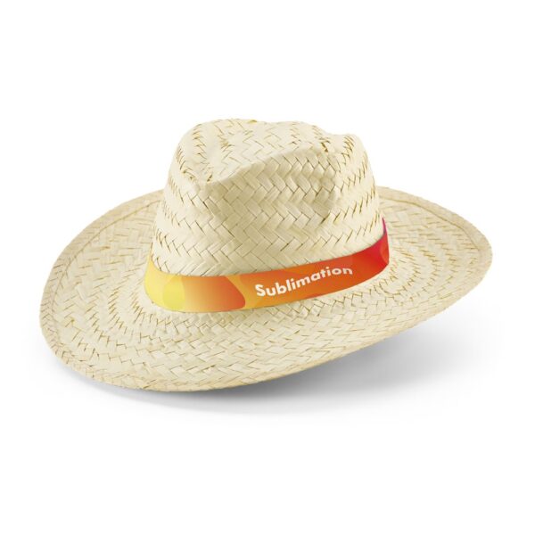 EDWARD RIB. Prírodný slamený klobúk