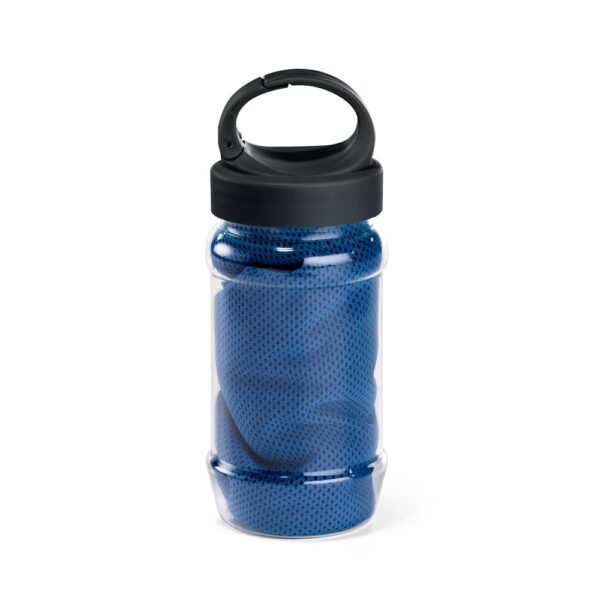 ARTX PLUS. Športový uterák s fľašou - Kráľovská modrá