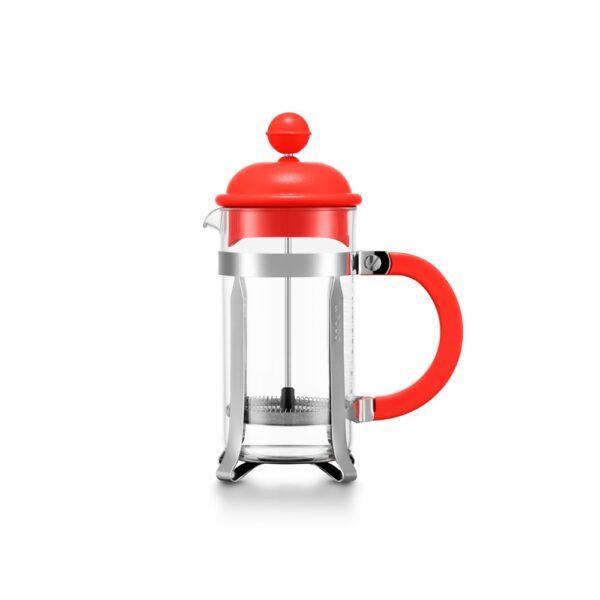 CAFFETTIERA 350. Kanvica na kávu French press 350ml - Červená