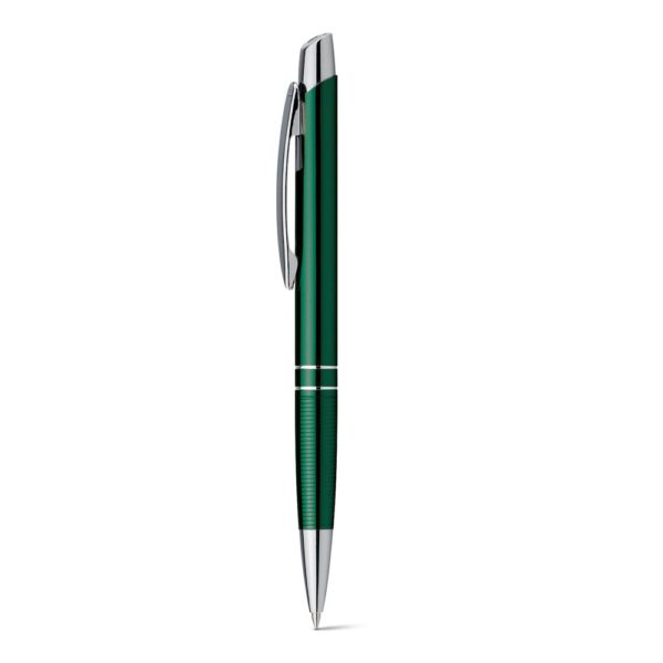 11081. Guľôčkové pero z hliníka - Zelená