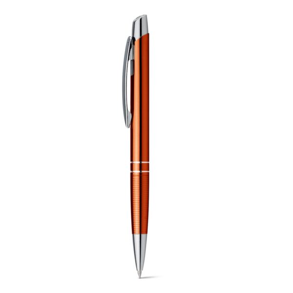 11081. Guľôčkové pero z hliníka - Oranžová