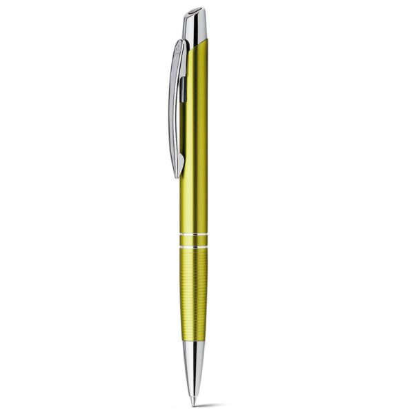 11082. Guľôčkové pero z hliníka - Žltá
