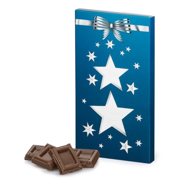CHOCO STAR. Mliečna čokoláda - Modrá
