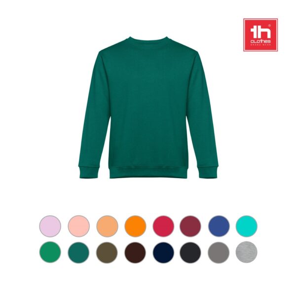 DELTA. Flísový sveter (unisex) z bavlny a polyesteru