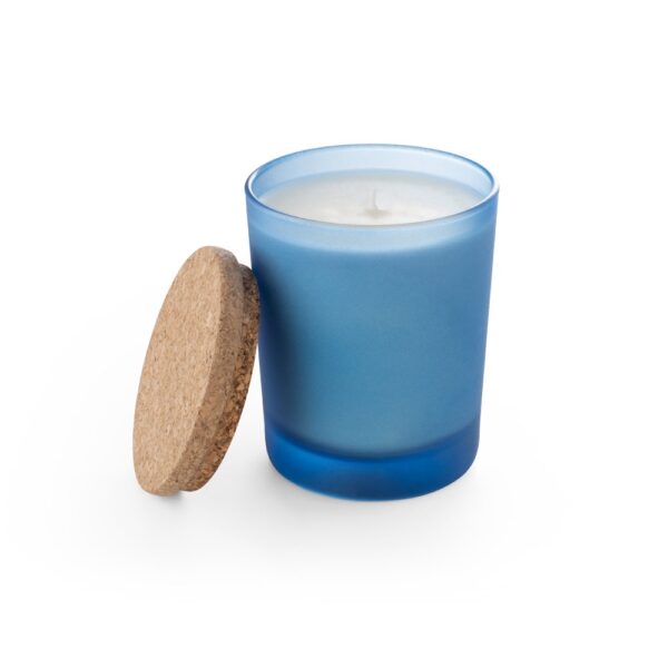 DUVAL. Aromatická sviečka v sklenenom pohári s dreveným viečkom