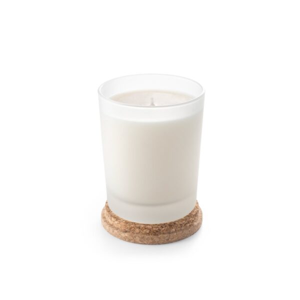 DUVAL. Aromatická sviečka v sklenenom pohári s dreveným viečkom