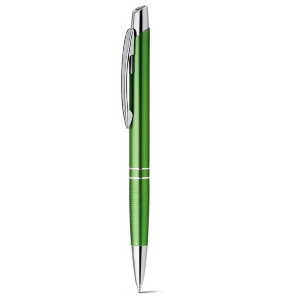 11082. Guľôčkové pero z hliníka - Svetlozelená
