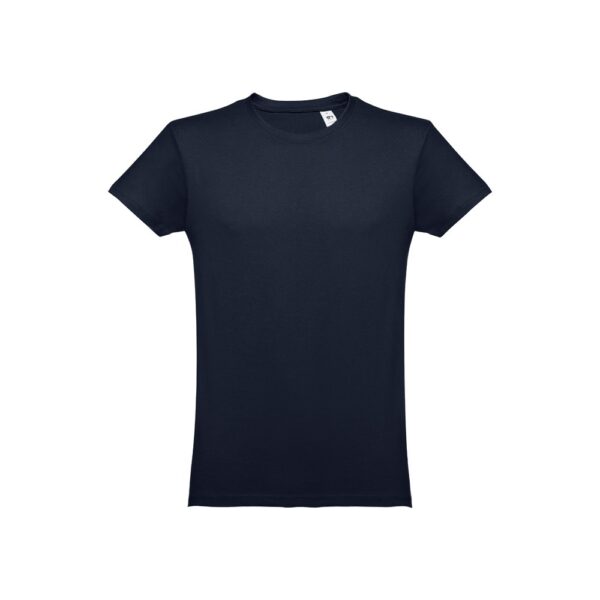 LUANDA. Mužské tričko vo forme trubice z bavlny - Tmavo modrá, L