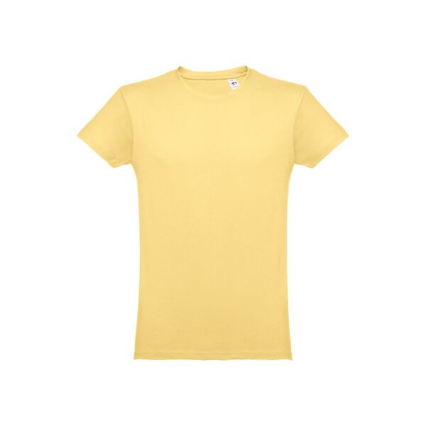 LUANDA. Mužské tričko vo forme trubice z bavlny - Digitálne žltá, L