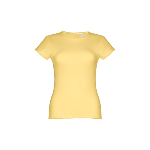 SOFIA. Dámske opaskové bavlnené tričko - Digitálne žltá, L