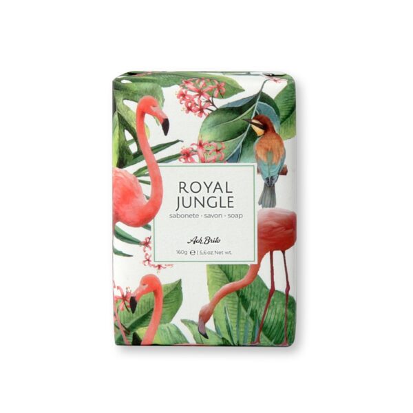 ROYAL JUNGLE. Mydlá obohatené o zelený íl (160g) - Svetloružová